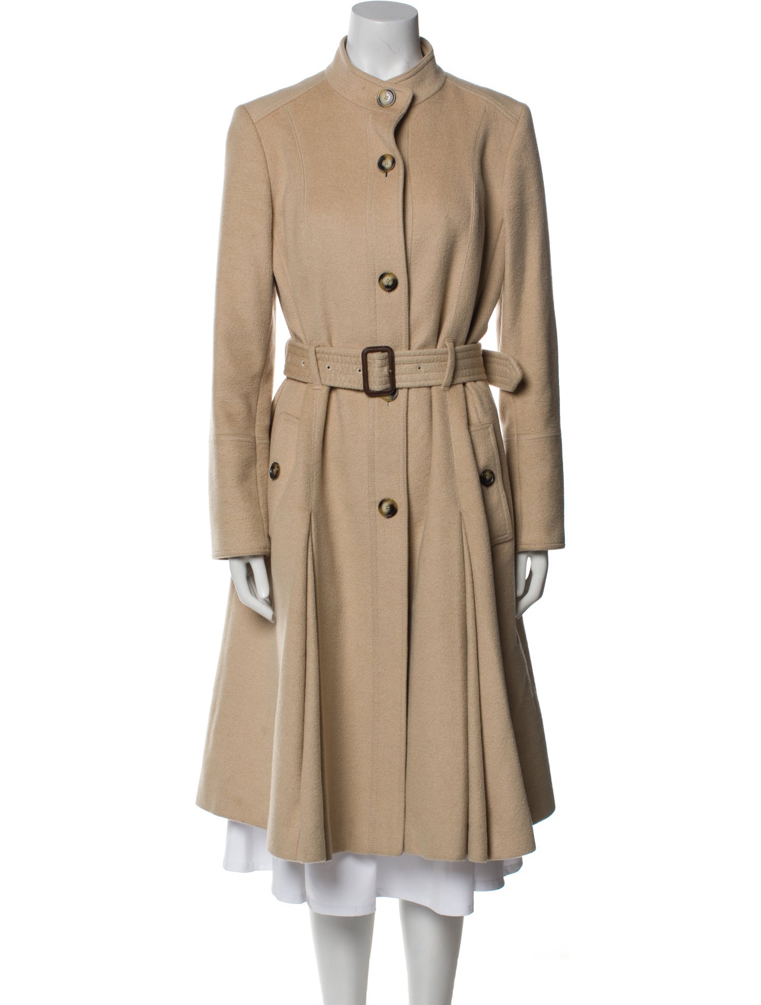 Burberry London Camel Hair Trench Coat