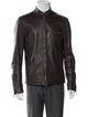 Burberry London Lamb Leather Moto Jacket