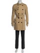 Burberry London Nova Check Pattern Trench Coat