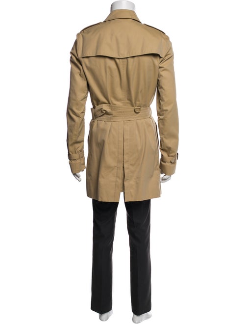 Burberry London Nova Check Pattern Trench Coat