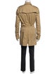 Burberry London Nova Check Pattern Trench Coat