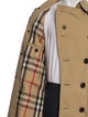 Burberry London Nova Check Pattern Trench Coat