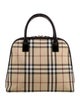 Burberry London Nova Check Top Handle Bag