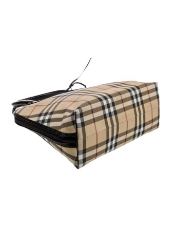 Burberry London Nova Check Top Handle Bag