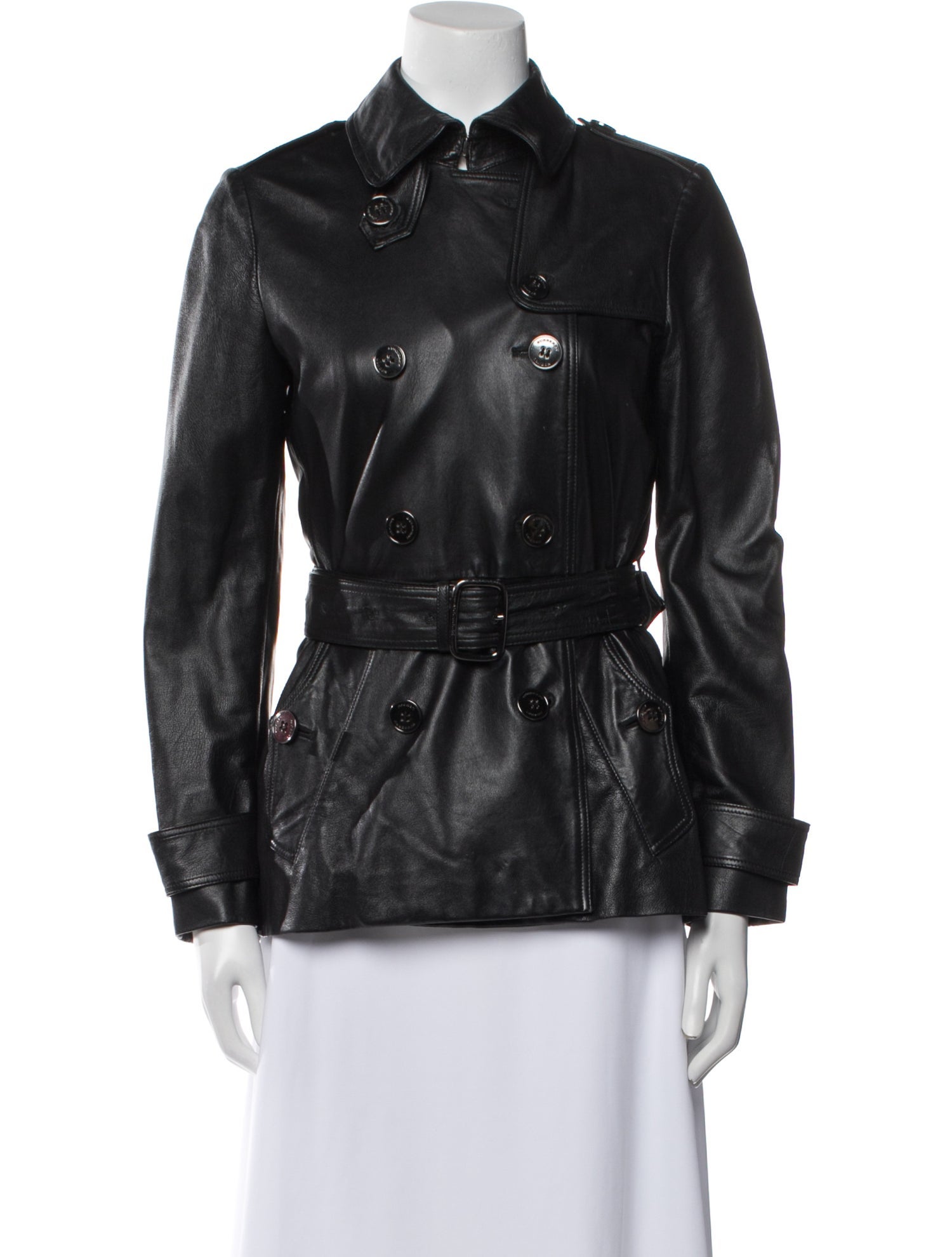 Burberry London Leather Utility Jacket