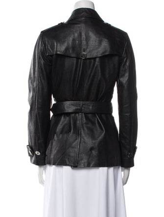 Burberry London Leather Utility Jacket