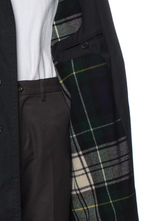 Burberry London Abstract Check Trench Coat