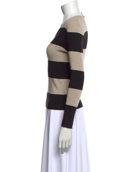 Burberry London Striped V-Neck Bodysuit