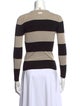 Burberry London Striped V-Neck Bodysuit