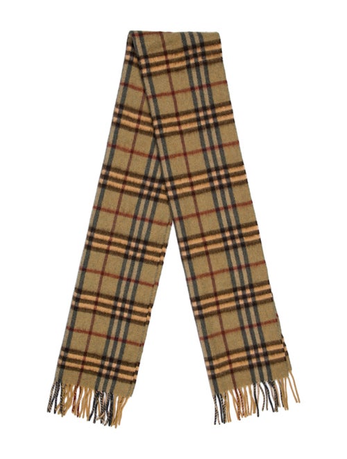 Burberry London Cashmere House Check Pattern Scarf