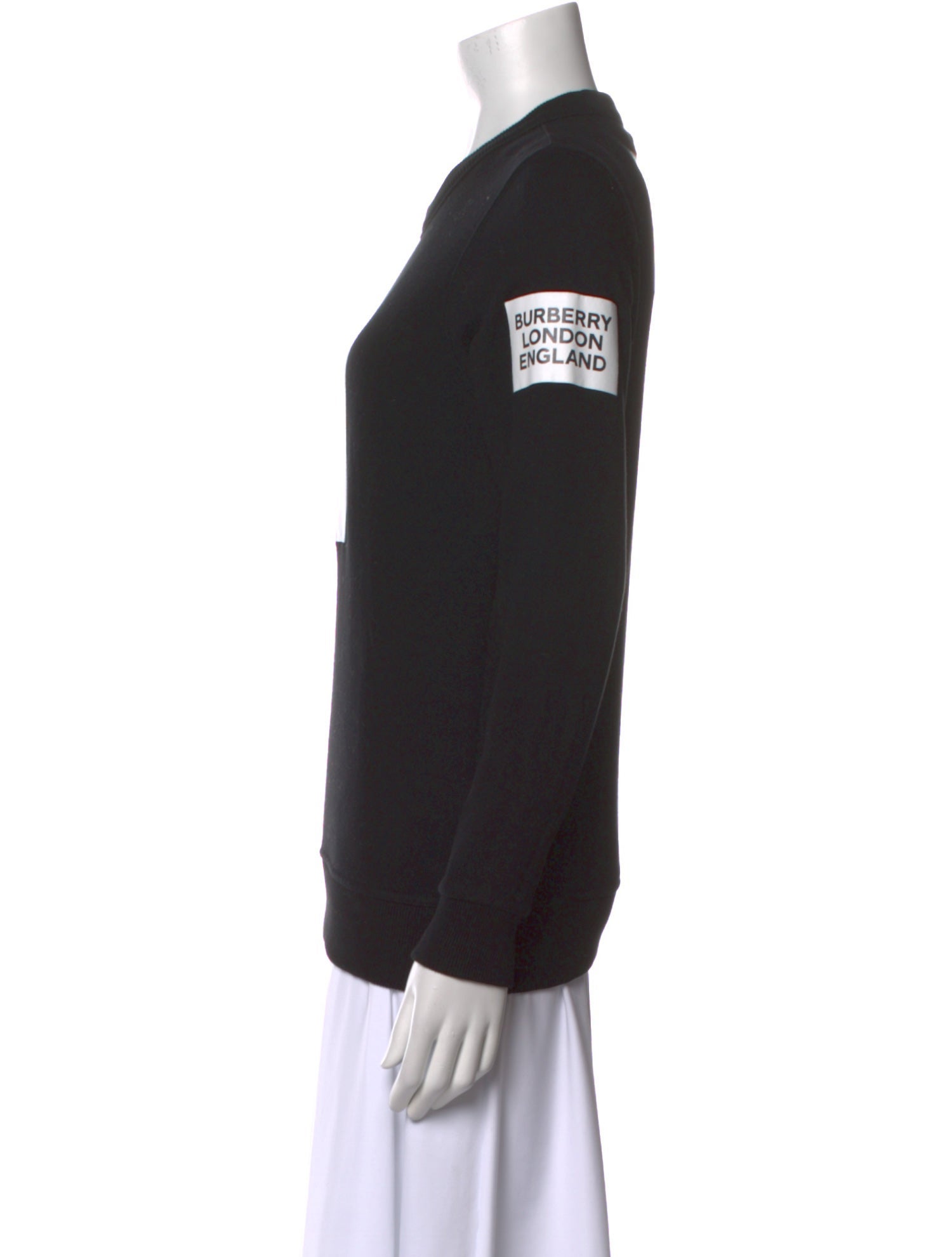 Burberry London Graphic Print Crew Neck Sweatshirt