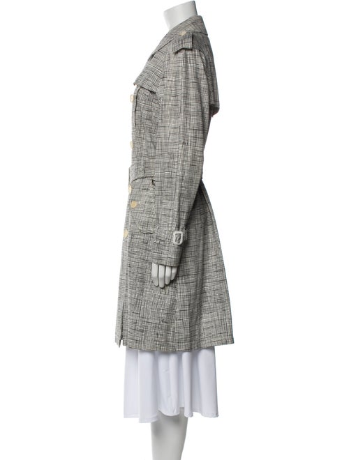 Burberry London Plaid Print Coat