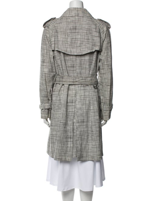 Burberry London Plaid Print Coat