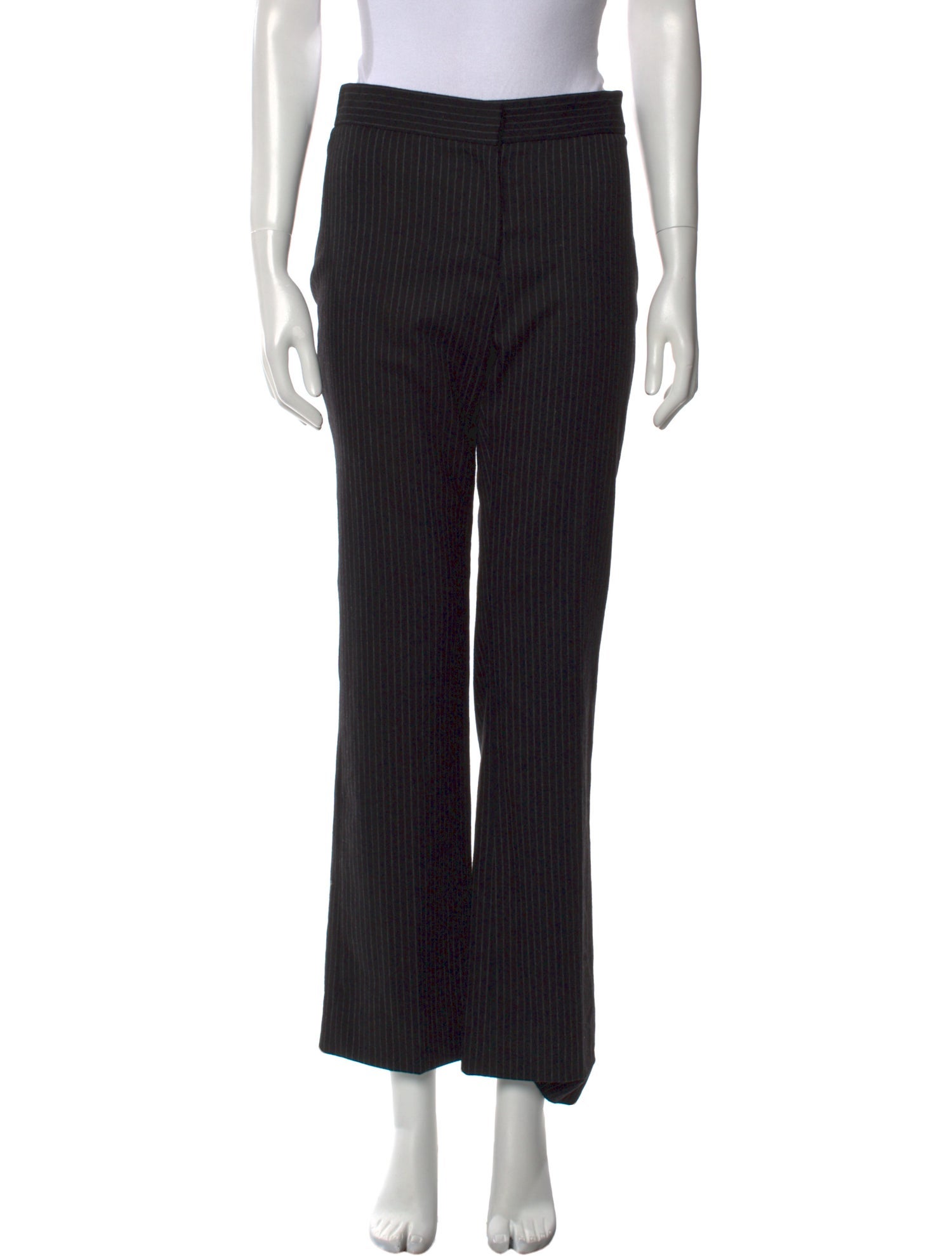 Burberry London Wool Straight Leg Pants