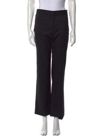 Burberry London Wool Straight Leg Pants