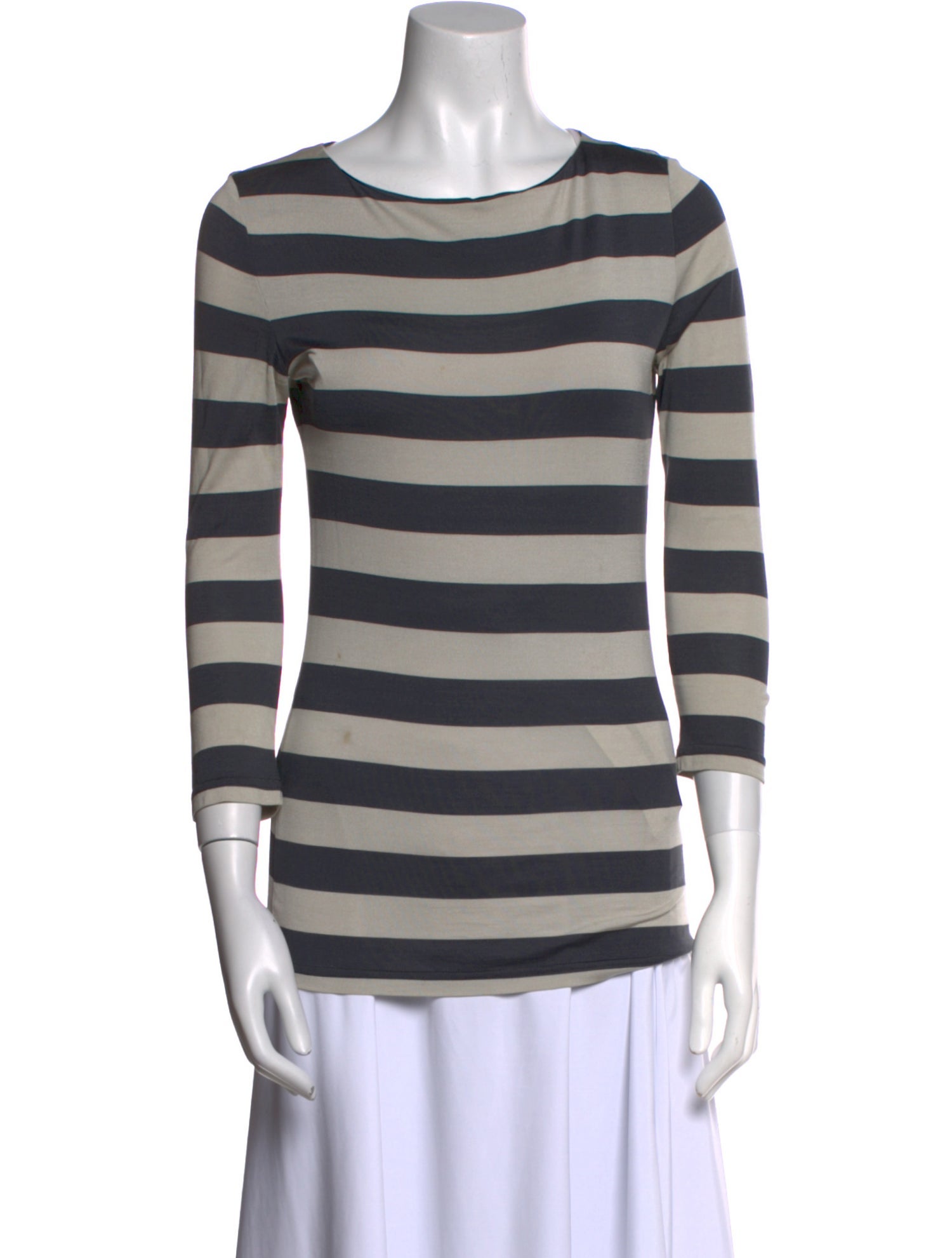 Burberry London Silk Striped Top