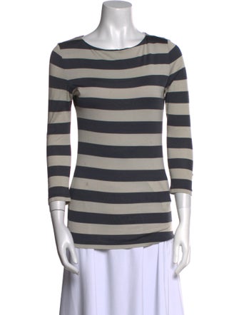 Burberry London Silk Striped Top