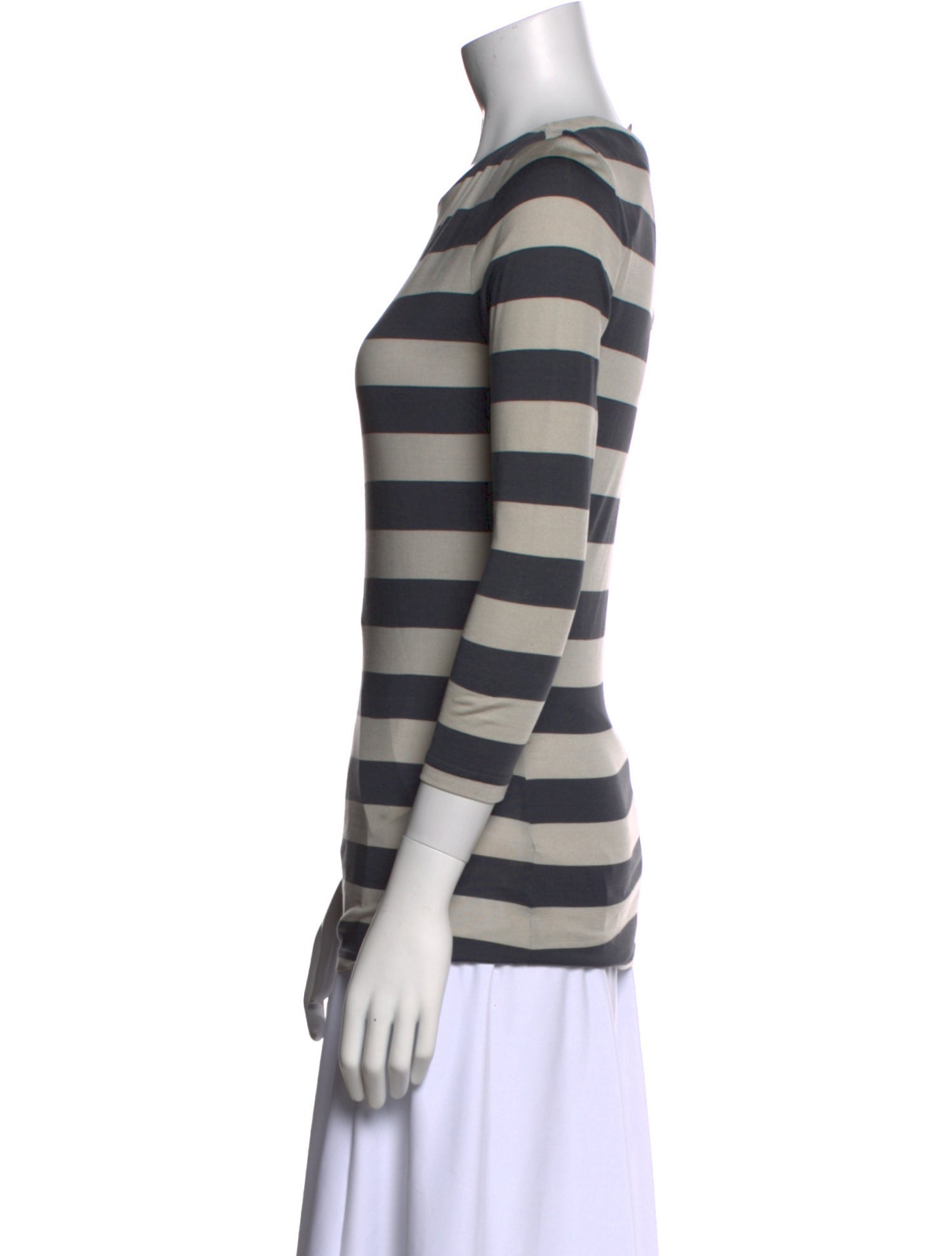 Burberry London Silk Striped Top