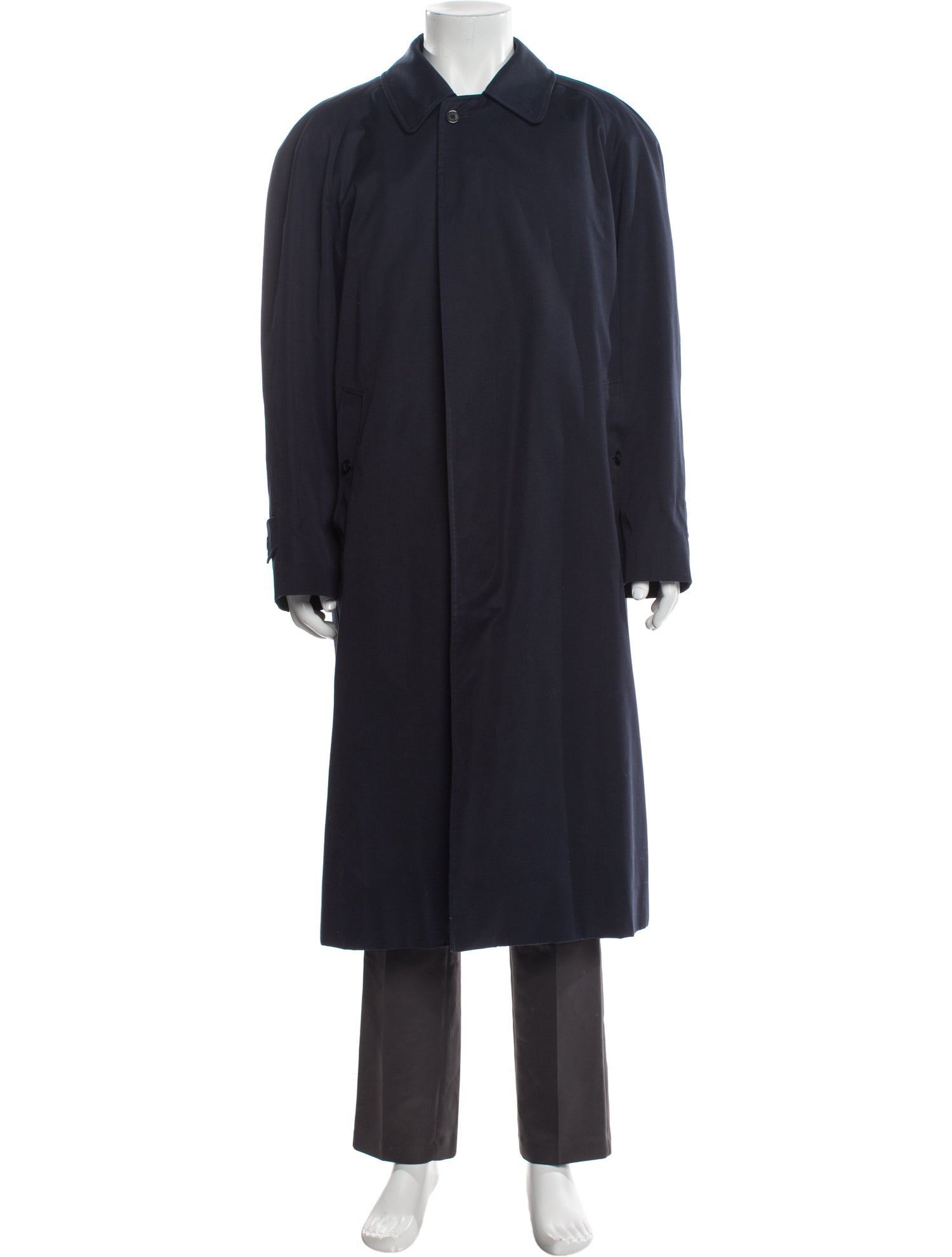 Burberry London Abstract Check Lambswool Overcoat