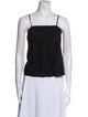 Burberry London Silk Square Neckline Top