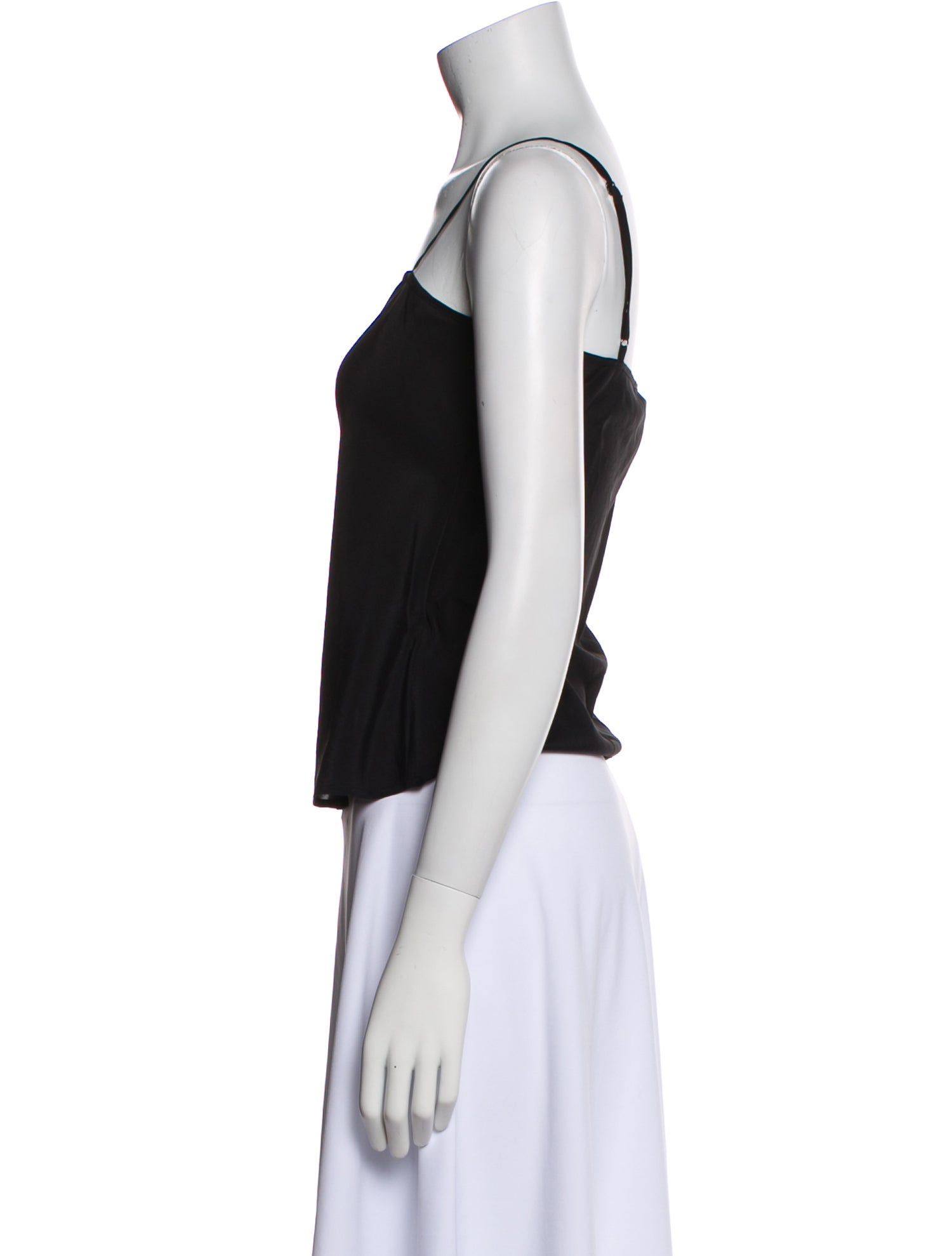 Burberry London Silk Square Neckline Top