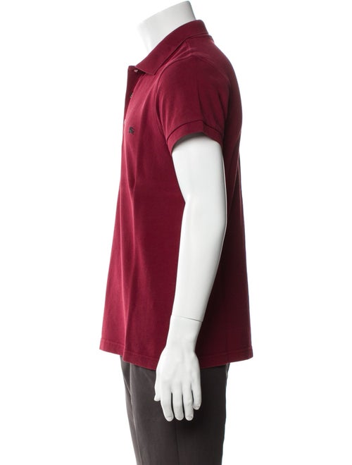 Burberry London House Check Pattern V-Neck Polo Shirt