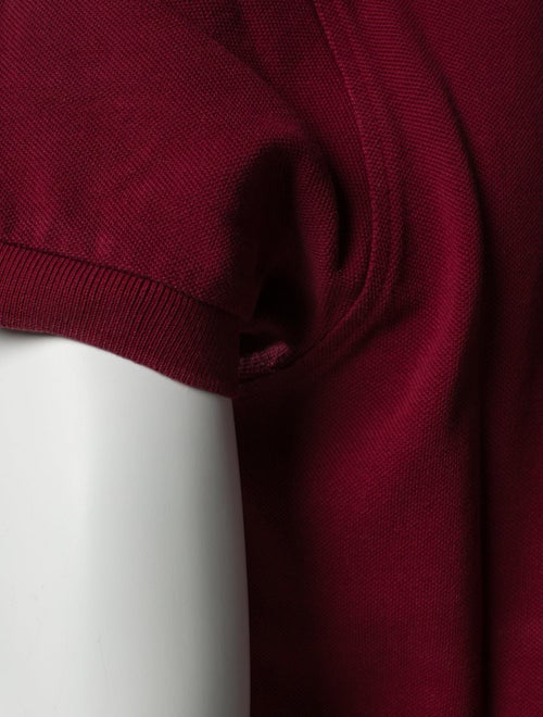 Burberry London House Check Pattern V-Neck Polo Shirt