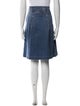 Burberry London Pleated Accents Knee-Length Skirt