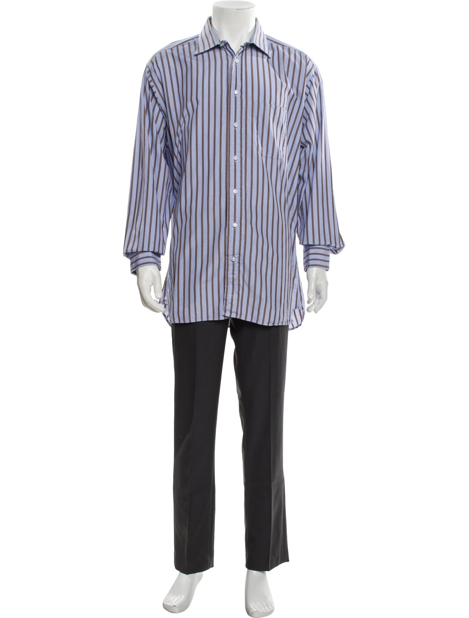 Burberry London Striped Long Sleeve Shirt