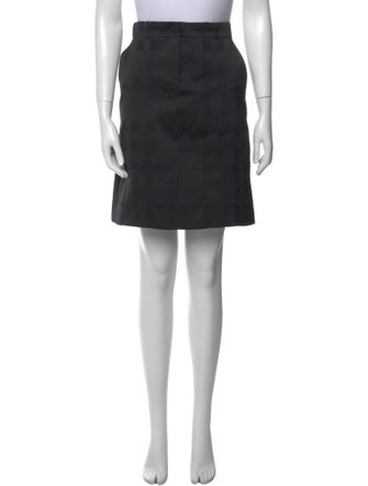 Burberry London Pleated Accents Knee-Length Skirt
