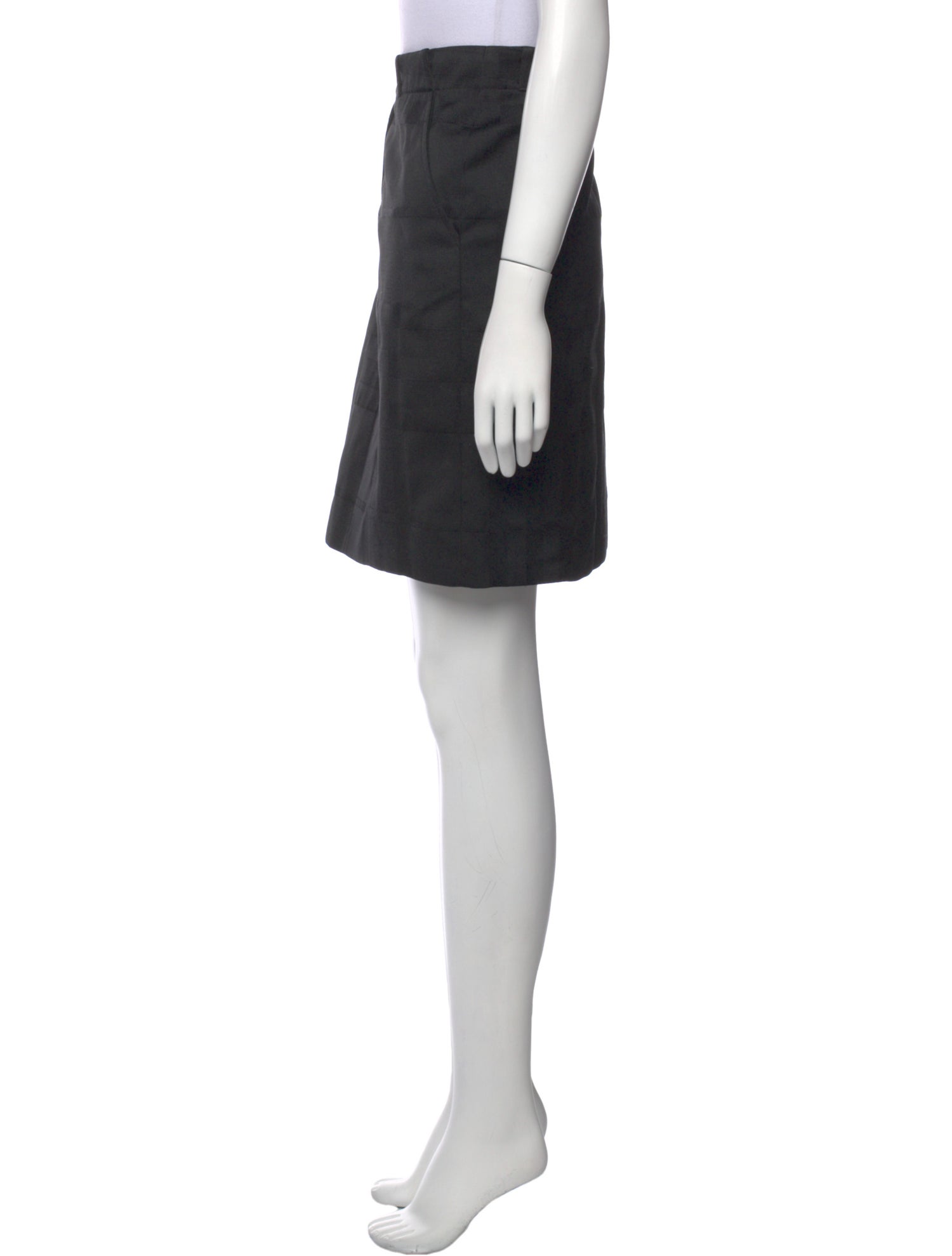 Burberry London Pleated Accents Knee-Length Skirt