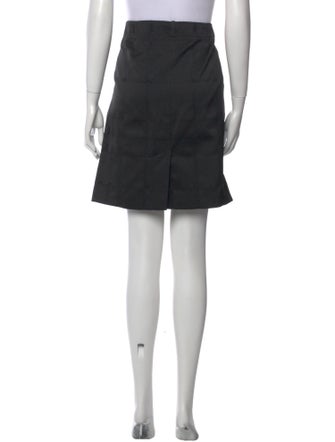 Burberry London Pleated Accents Knee-Length Skirt