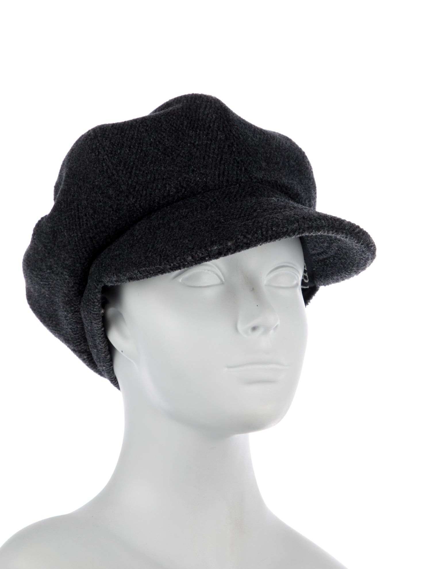 Burberry London Solid Wool Newsboy Cap