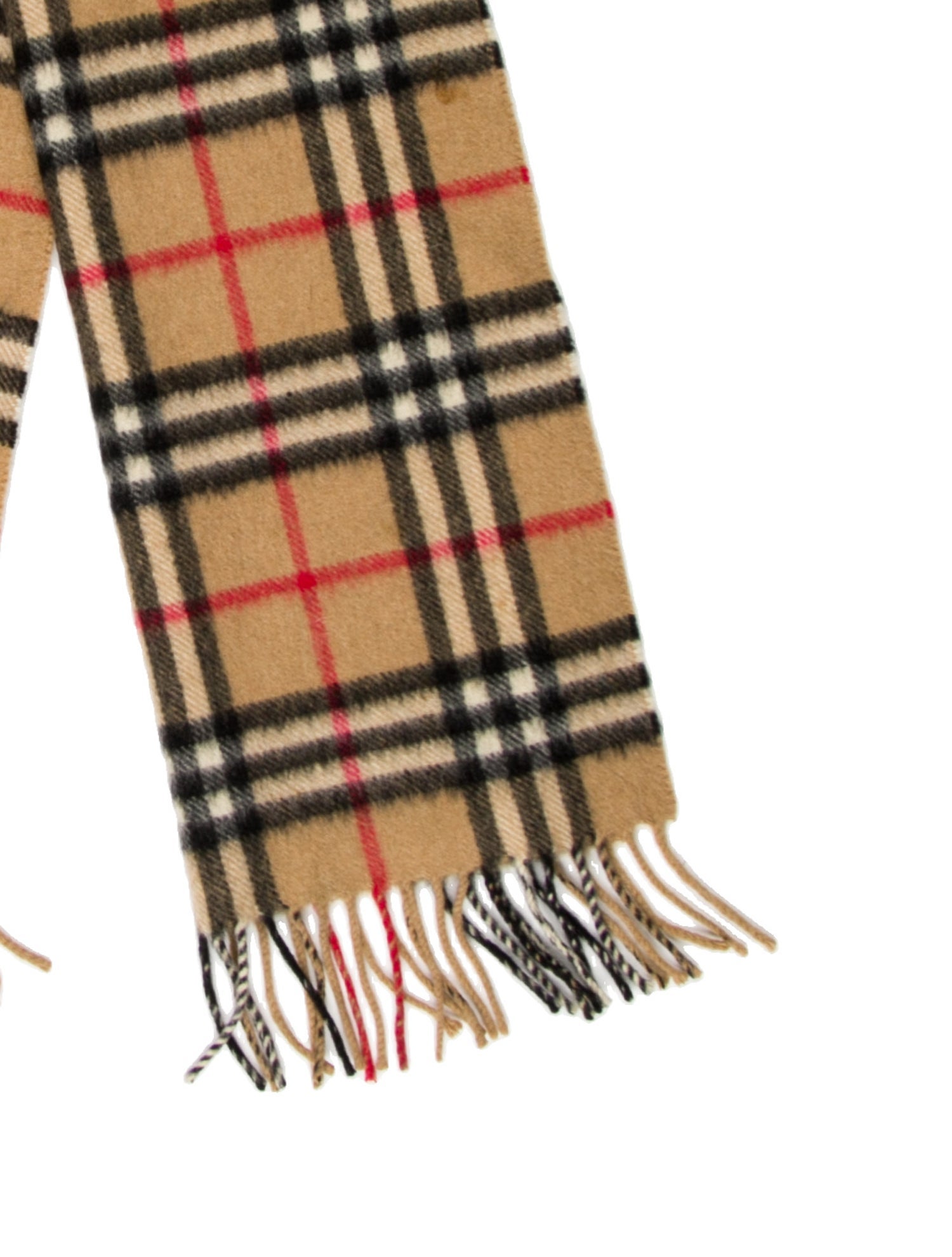 Burberry London Cashmere House Check Pattern Scarf