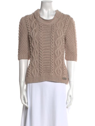 Burberry London Scoop Neck Sweater