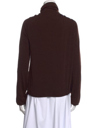 Burberry London Wool Cowl Neck Sweatshirt