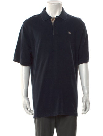 Burberry London House Check Pattern Collar Polo Shirt