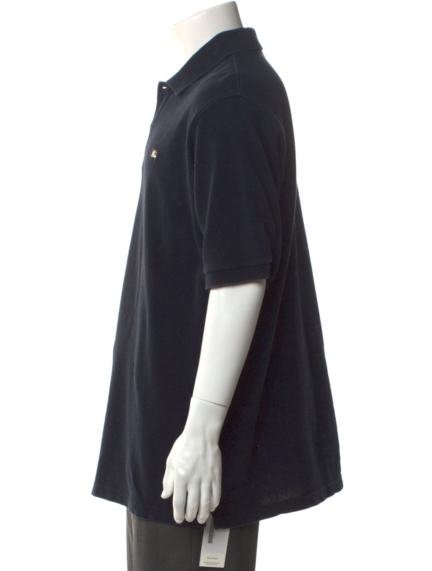 Burberry London House Check Pattern Collar Polo Shirt