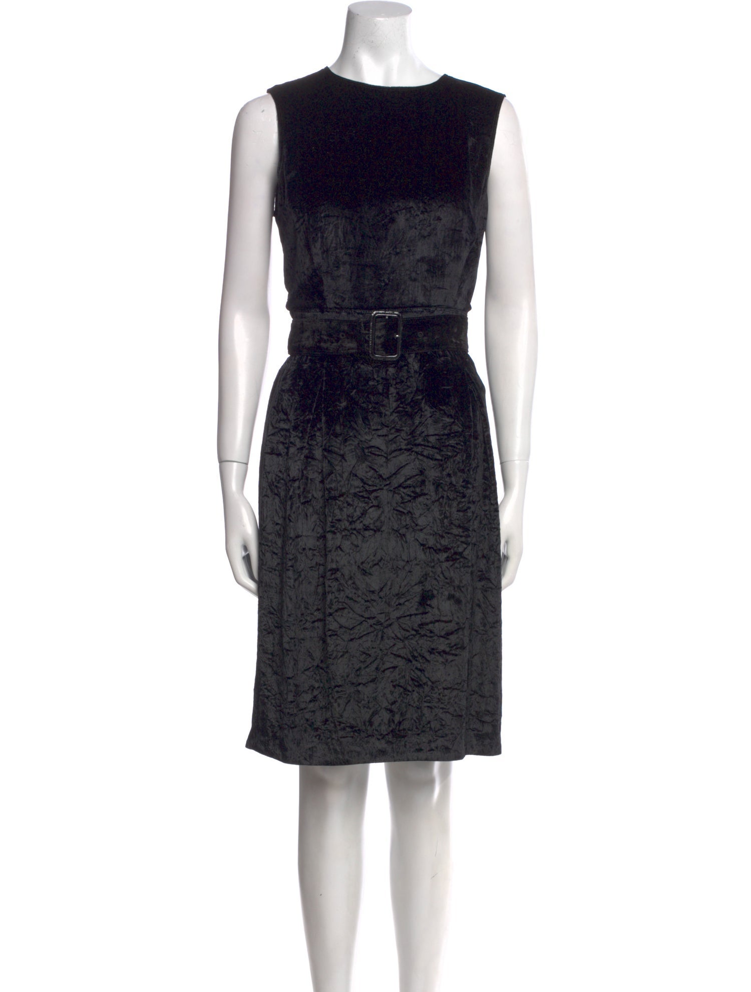 Burberry London Velvet Knee-Length Dress