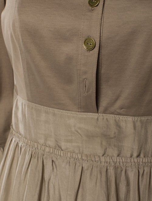 Burberry London Silk Knee-Length Dress