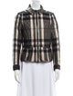 Burberry London Plaid Print Jacket