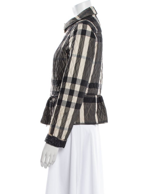 Burberry London Plaid Print Jacket