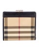Burberry London House Check Pattern Compact Wallet