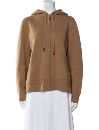Burberry Cashmere Mock Neck Sweatshirt