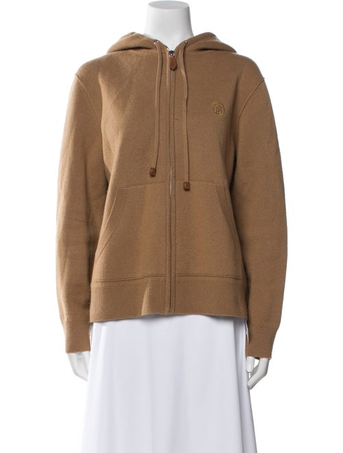Burberry Cashmere Mock Neck Sweatshirt