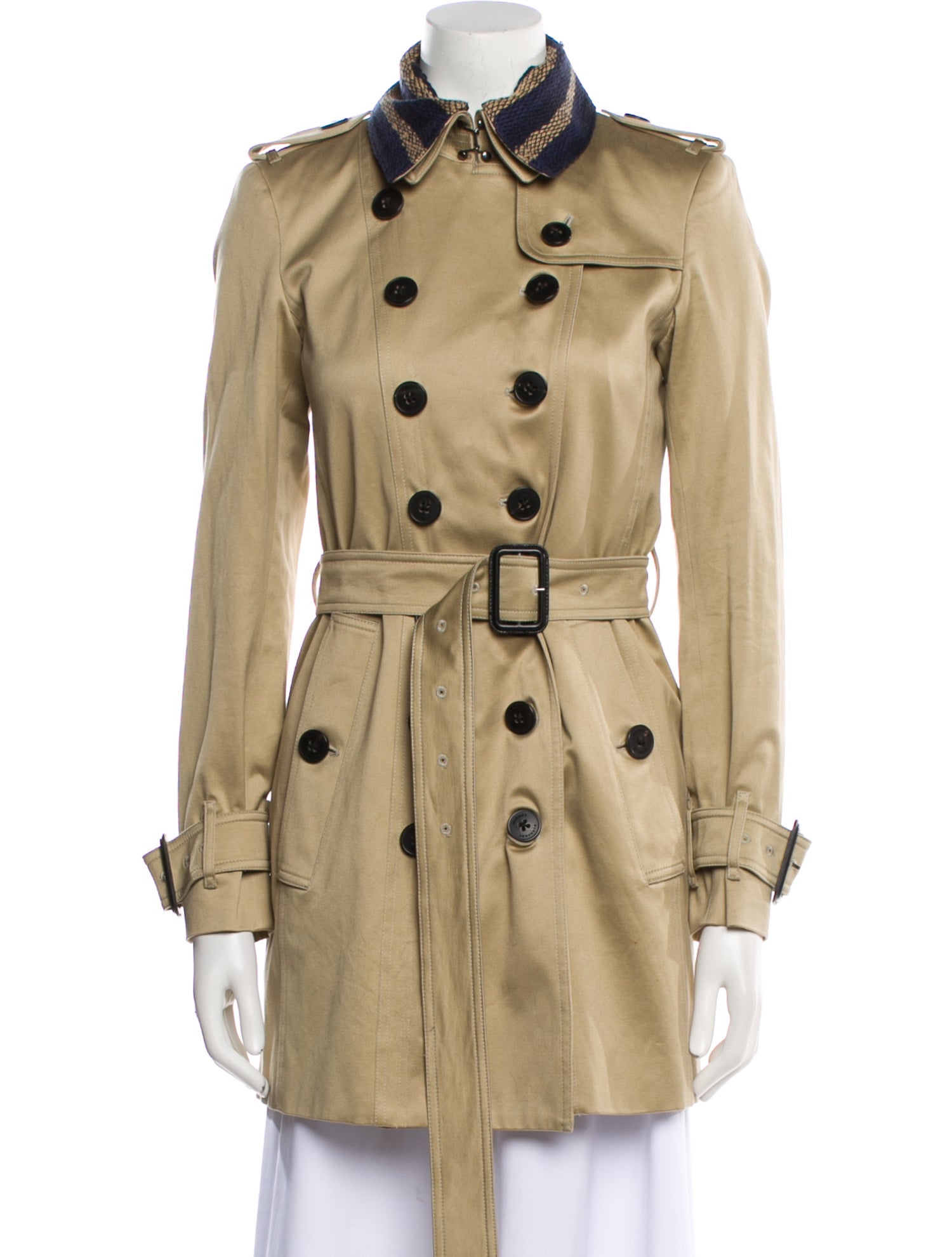 Burberry London Printed Trench Coat