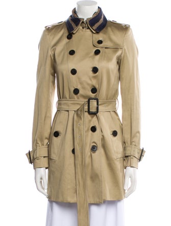 Burberry London Printed Trench Coat