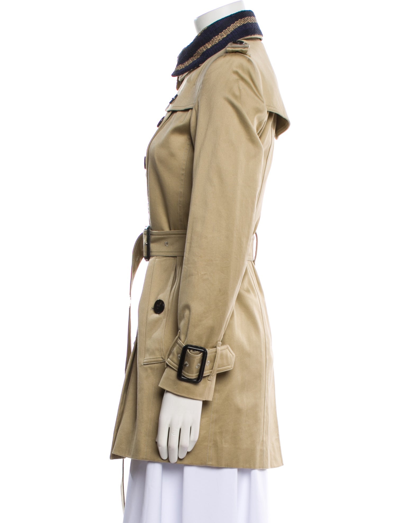 Burberry London Printed Trench Coat