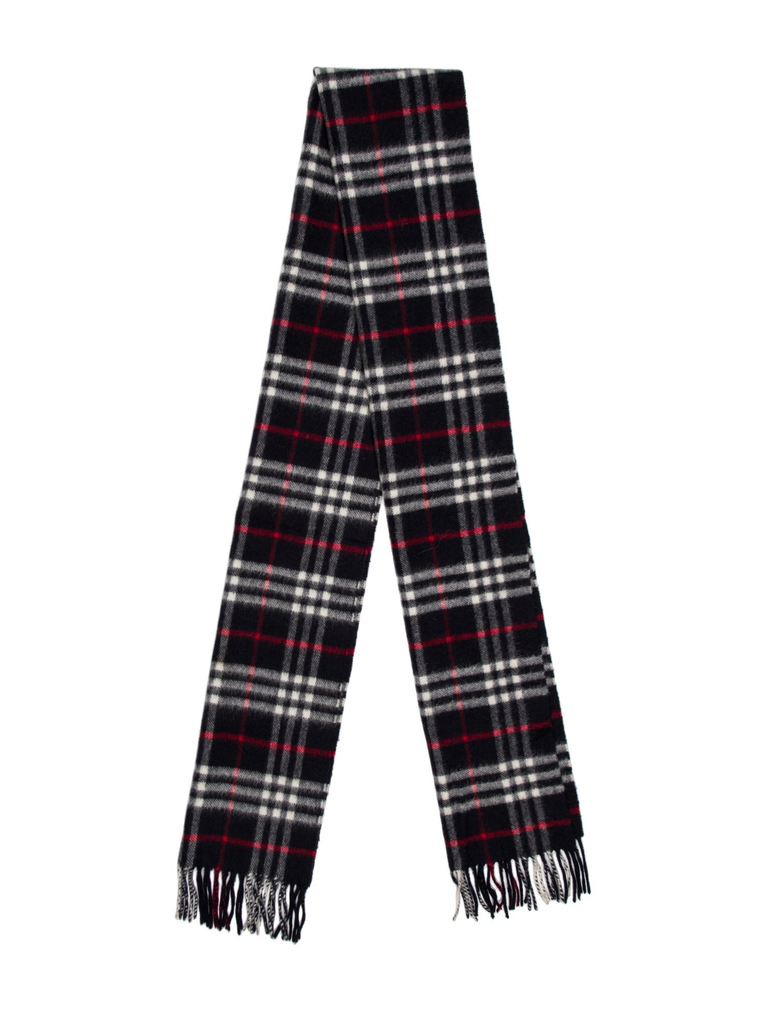 Burberry London Escorial Wool House Check Pattern Scarf