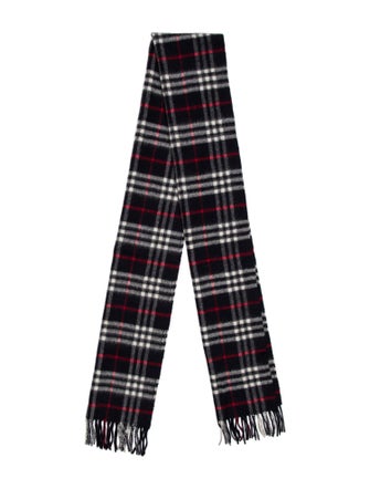 Burberry London Escorial Wool House Check Pattern Scarf